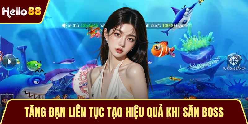 Săn Cá Rồng Đen – Tựa Game Giải Trí Đầy Hấp Dẫn và Đỉnh Cao Tăng đạn liên tục tạo hiệu quả khi săn boss